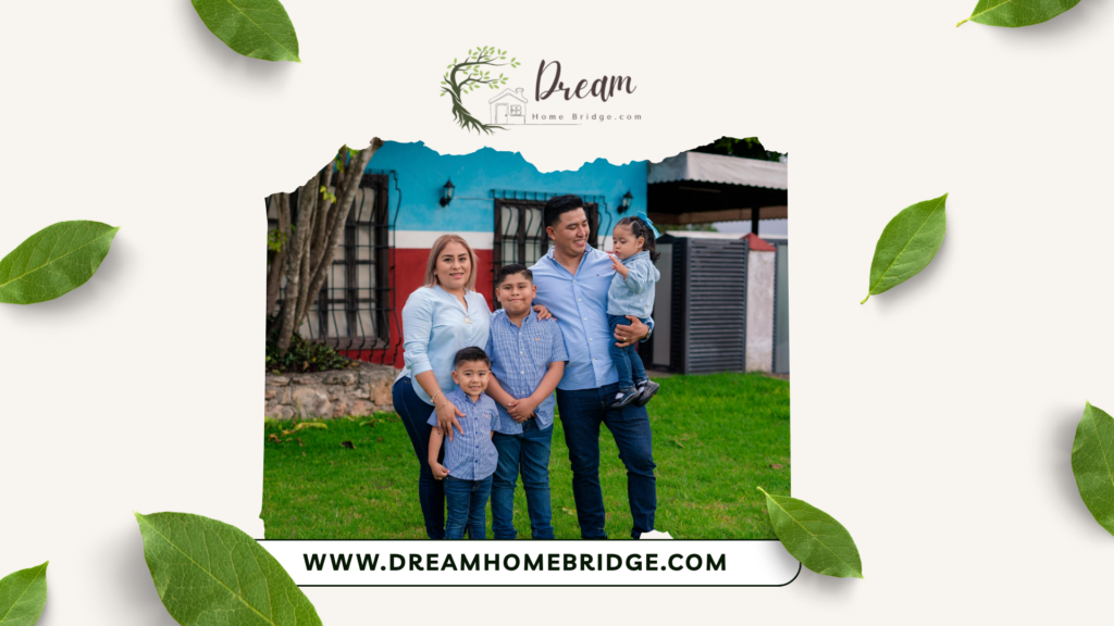 Working family celebrating homeownership through alternative financing.