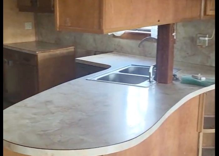 Kitchen from living rm